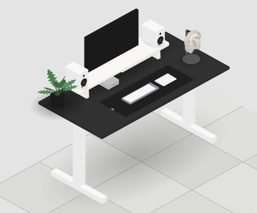 Mac Mini desk setup
